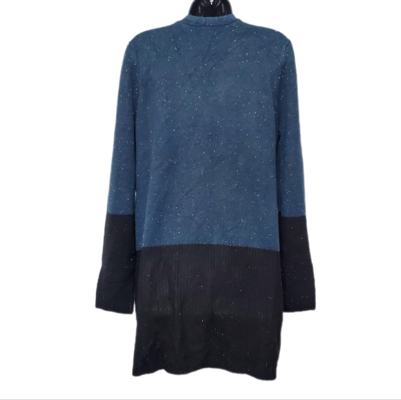 Love Ellie Women's Blue Open Front Cardigan Size Large - Picture 3 of 10